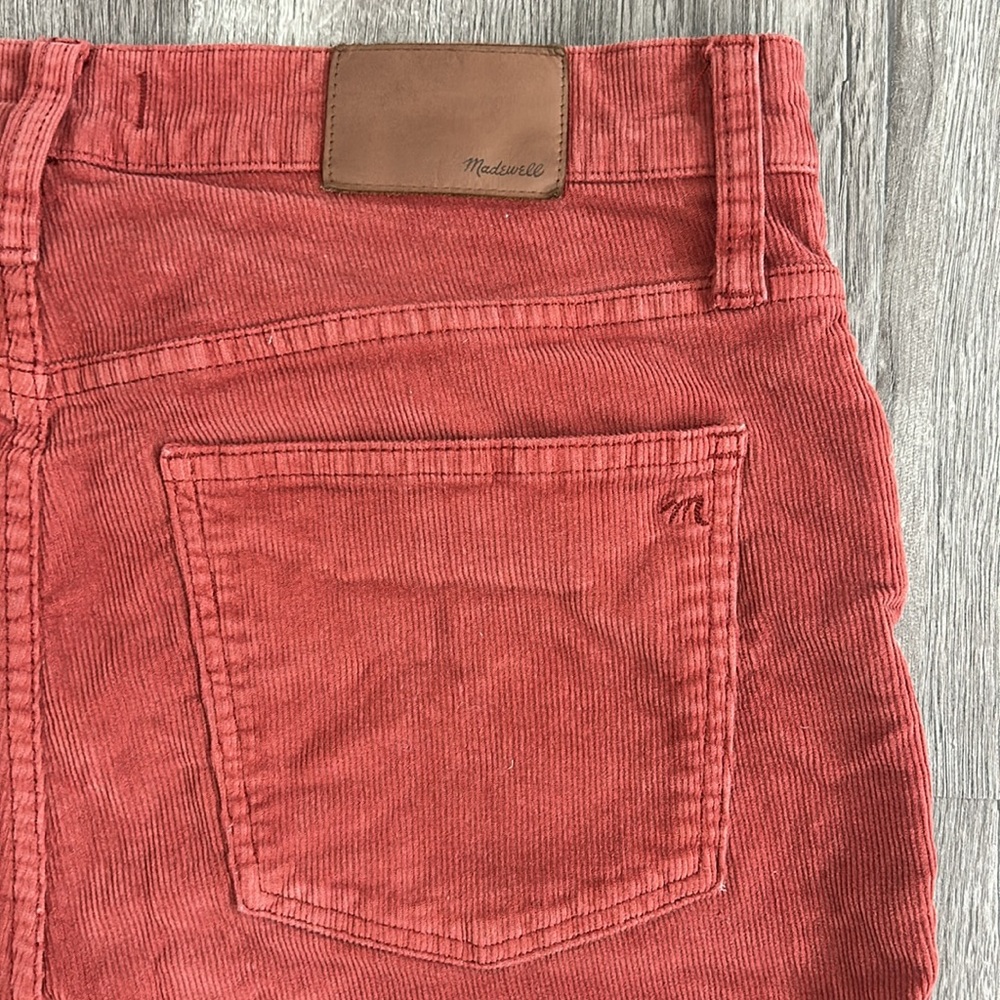Madewell Red Boot Cut Pants - Picture 5 of 7